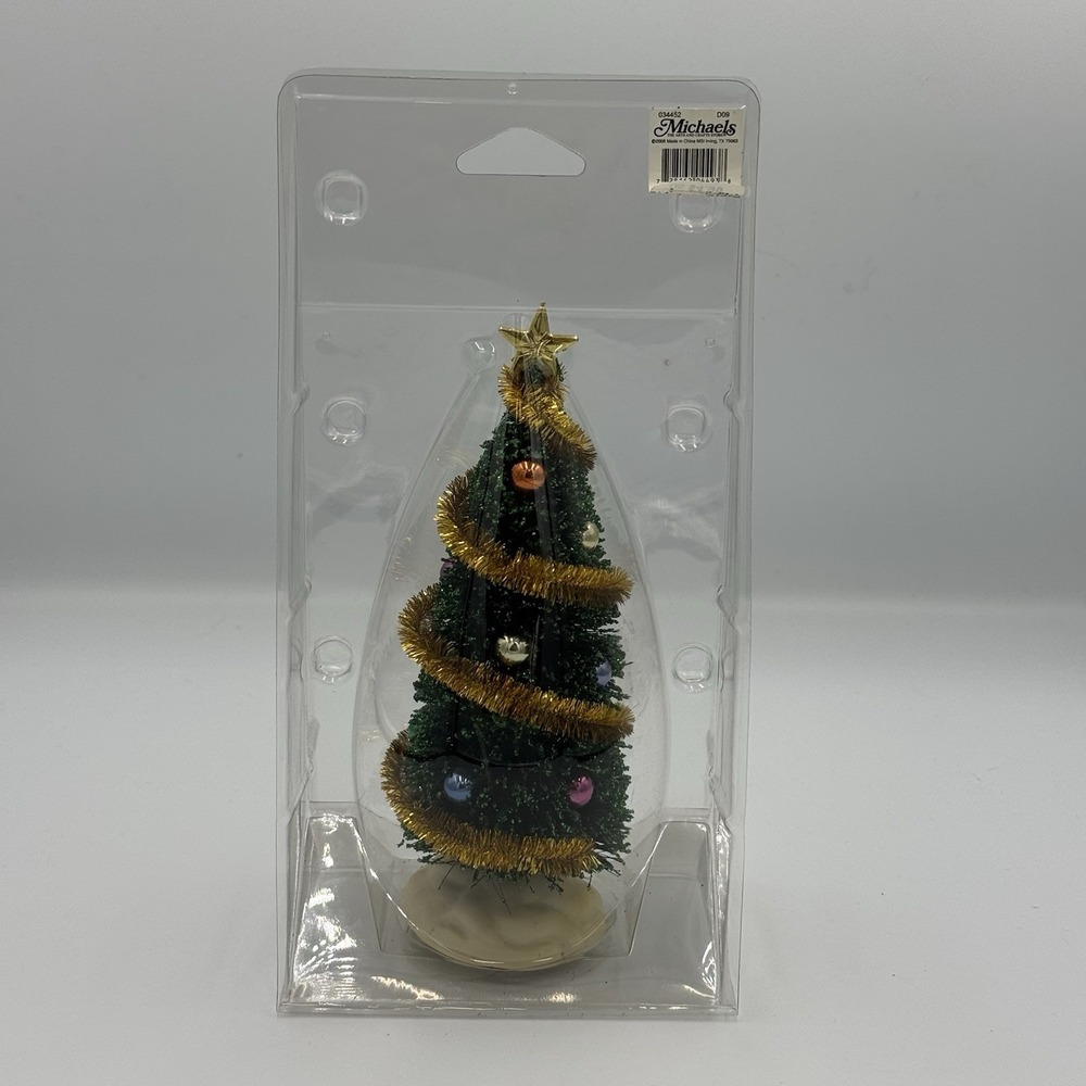 Lemax Village Collection 6" Sparkling Green Christmas‎ Tree